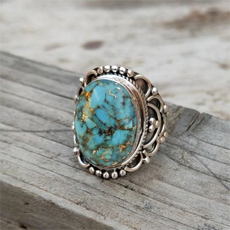 Dainty 925 Sterling Silver Art Deco Ring